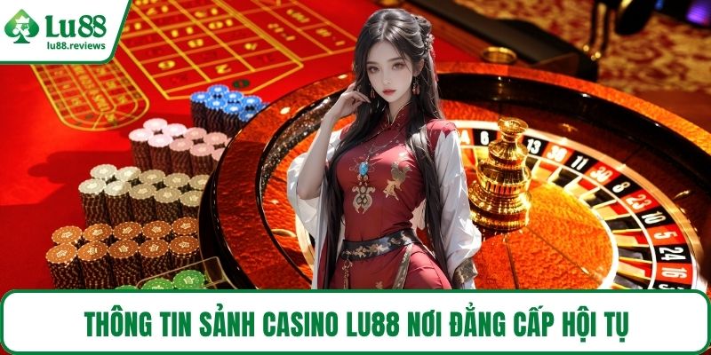 Thông tin sảnh Casino LU88 nơi đẳng cấp hội tụ